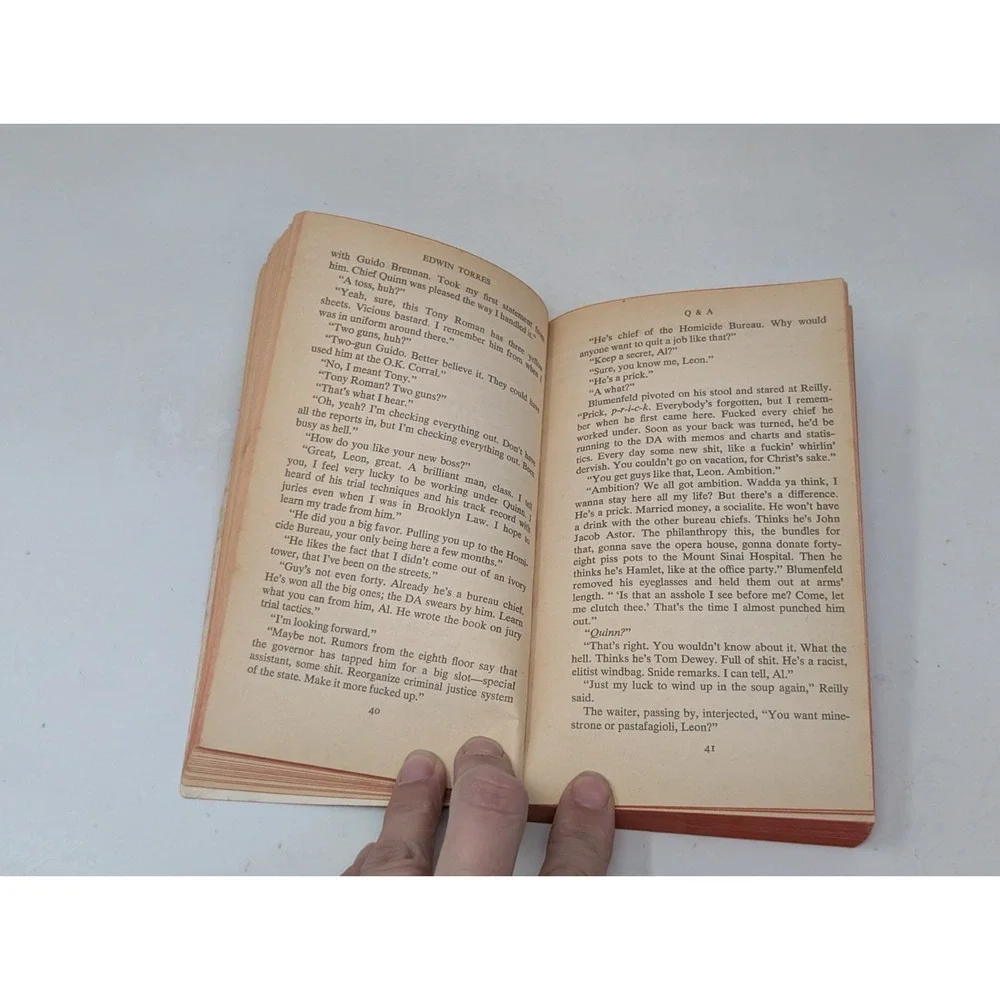Q and A Q&A by Edwin Torres‎ First 1st Edition Vintage Paperback Book 1978 70s